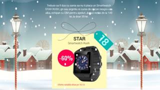 QuickMobile are un nou smartwatch la 59.99 lei! Star Rush aduce slot SIM și cameră de 1.3 mpx