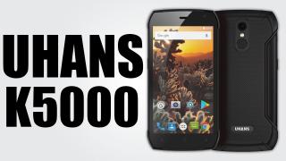 UHANS K5000 este acum disponibil: telefon robust cu baterie de 5.000 mAh, funcţie walkie talkie