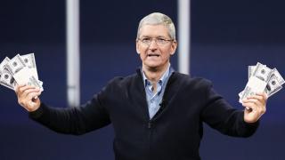 Apple publică rezultatele financiare pe anul 2017: creştere pe toată linia şi bonus gras pentru Tim Cook