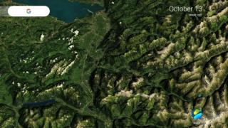Aplicația Skyline creează un wallpaper live 3D în funcție de locația în care vă aflați; costă 8.99 lei pe Android