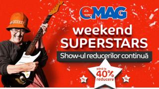 eMAG Weekend Superstars are loc în perioada 27-28 ianuarie; se promit reduceri de până la 40%