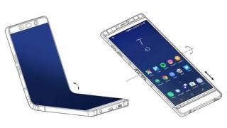 Samsung va folosi ecrane OLED pliabile încă din acest an pe telefoanele premium; Prototipuri au fost deja prezentate