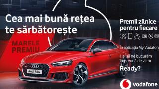 Vodafone îți oferă premiu un Audi RS5 Coupe şi milioane de premii zilnice, dacă foloseşti aplicaţia My Vodafone