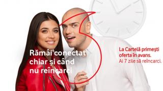 Vodafone lansează serviciul gratuit "Ofertă în avans" pentru utilizatorii de cartele pre-pay