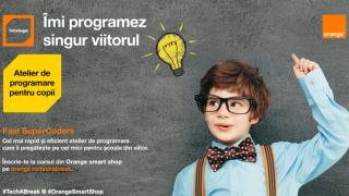 Orange România anunță evenimentele Tech a Break din cadrul atelierelor Fast SuperCoders destinate celor mici