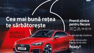 Tragere la sorţi cu repetiţie pentru Vodafone România; Încă un Audi RS5 Coupe e pus la bătaie
