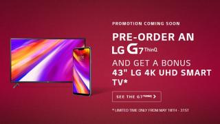 LG Canada are o super promoție la precomanda lui G7 ThinQ; Oferă cadou un TV 4K de 43 inch!