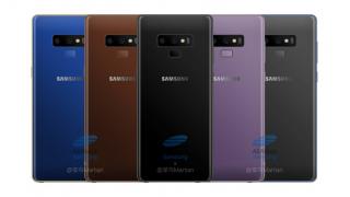 Samsung Galaxy Note 9 îşi dezvăluie culorile oficiale: 5 variante sunt în pregătire