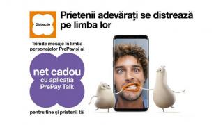 Orange România lansează aplicaţia PrePay Talk: Internet cadou de până la 50 GB, cu Milidge şi Doig în mesaje video
