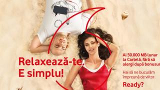 În această vară Vodafone oferă beneficii de date de până la 100.000 MB lunar pentru utilizatorii Pre-Pay