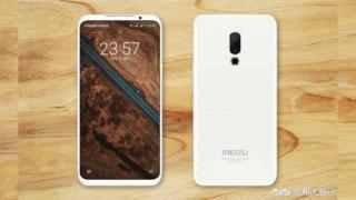 Meizu 16 apare într-o primă randare care prezintă muchii subţiri; Aminteşte de formatul unui HTC mai vechi