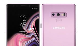 Samsung Galaxy Note 9 apare într-o imagine promoţională, pe un Roz Liliac special