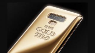 Cum arată un Galaxy Note9 cu un kilogram de aur pe spate?