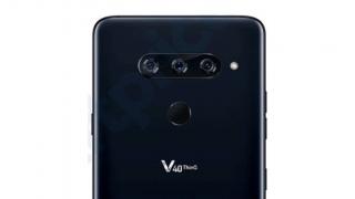 LG V40 ThinQ scapă în randări pentru presă, cu 5 camere la bord şi breton