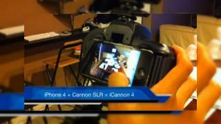 iPhone 4 devine un aparat foto SLR Canon... iata cum (Video)