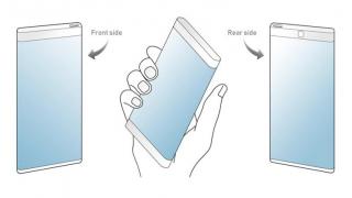 Samsung brevetează un smartphone cu ecran înfăşurat în jurul carcasei şi butoane de gaming