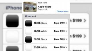 iPhone 4 in varianta alba, pregatit pentru lansare in aplicatia Apple Store