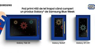 Samsung vine cu o nouă promoție pe plan local! Cumpără un Galaxy S9, S9+ sau Note 9 și poți primi înapoi 450 lei din suma cheltuită pe device