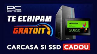 De Sărbători, PC Garage te echipează gratuit cu SSD și carcasă de PC la achiziția de componente