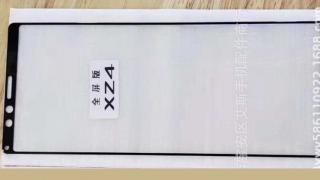 Sony Xperia XZ4 are confirmat aspectul 21:9 al imaginii; Vedem fotografiată o protecție de ecran