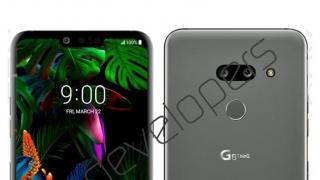 LG G8 ThinQ are design-ul confirmat; Vedem o nouă randare detaliată