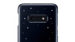 Printre accesoriile oficiale destinate lui Galaxy S10 se numără și o husă cu LED-uri 