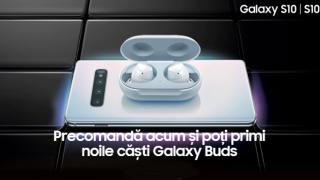 Precomanda lui Galaxy S10 îți poate aduce căștile Galaxy Buds cadou! Iată detalii despre campanie și numărul de premii oferite