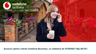 Vodafone oferă Internet Nelimitat în acest weekend pentru clienţii Business