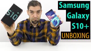 Samsung Galaxy S10+ Unboxing: Flagship-ul aniversar de 10 ani este aici, cu extra ecran, 5 camere în total  (Video)