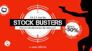 eMAG organizează campania de reduceri Stock Busters în perioada 19-21 martie! Iată cele mai tari oferte