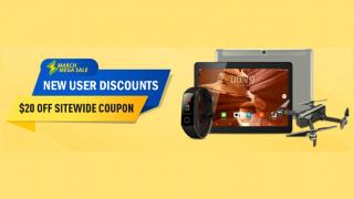 Campania promoțională "March Mega Sale" continuă la GeekBuying cu extra reduceri pentru utilizatorii noi
