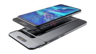 Samsung Galaxy A90 primeşte un clip video foarte convingator, cu un mecanism glisant şi rotativ pentru cameră (Concept)