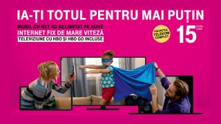 Telekom anunță pachetul de servicii Telekom Complet cu internet fix, telefonie mobilă și televiziune la doar 15 euro/lună