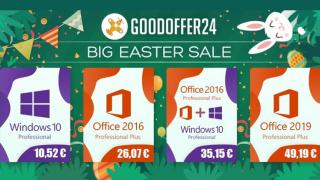 (P) Reduceri de Paște pentru licențele de Windows 10 și Microsoft Office; Iată promoția GOODOFFER24
