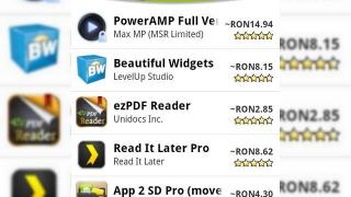 Aplicații plătite din Android Market acum disponibile și În România