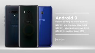 HTC oferă detalii mai clare despre actualizarea la Android Pie pentru HTC U12+, U11 şi U11+
