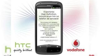 HTC Sensation debutează prin Vodafone România pe 16 iunie Într-un eveniment special