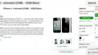 iPhone 4 vândut de Apple la liber la prețul de 649 de dolari
