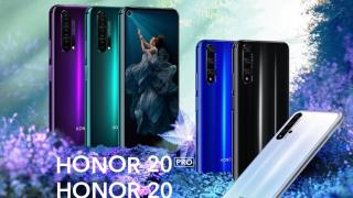 Honor 20 și Honor 20 Pro devin oficiale! Au scanner de amprente lateral, 4 camere foto în spate și CPU Kirin 980