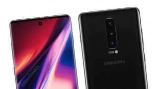 Samsung Galaxy Note 10 primește noi randări de la Ben Geskin, cu decupaj "bulină" în ecran