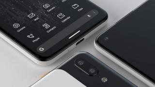 Google Pixel 4 se arată în noi imagini concept, de această dată cu o cameră selfie amplasată în stânga