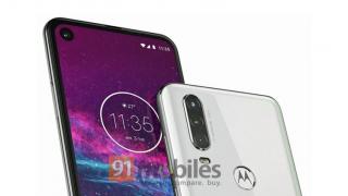 Motorola One Action apare în randări care îi prezintă camera triplă şi camera selfie în "bulina" din ecran