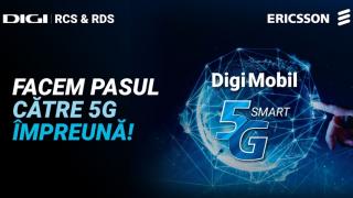RCS & RDS/Digi Mobil face pasul spre 5G: serviciile Digi Mobil 5G sunt disponibile de azi în Bucureşti