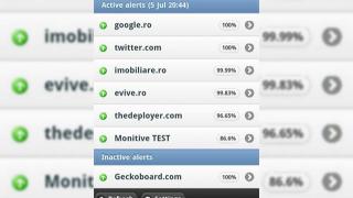 Monitive, o aplicație românească pentru Android și BlackBerry care permite monitorizarea serverelor/site-urilor