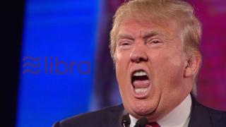 Donald Trump nu agreează ideea de criptomonedă; Avertizează Facebook cu privire la Libra