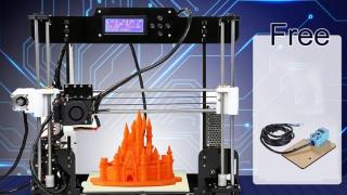 Imprimanta 3D Anet A8 în varianta upgrade costă acum sub 100 euro pe TomTop și se livrează din depozitul european