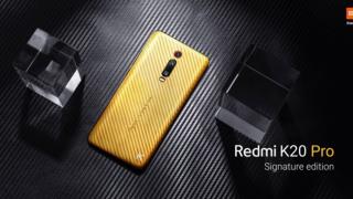 Încă un telefon cu aur și diamante: Redmi K20 Pro Signature Edition devine oficial