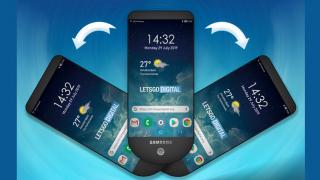 Samsung brevetează "telefonul evantai" cu 3 display-uri rotative și un mecanism ce amintește de Nokia 7373