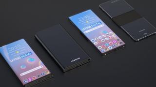 Viitorul telefon pliabil Samsung se îndoaie în 2 direcţii, conform unui nou brevet; Are format vertical
