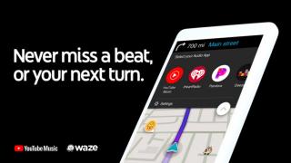 YouTube Music primește de astăzi integrare cu aplicația de navigare Waze, doar pentru abonații Premium